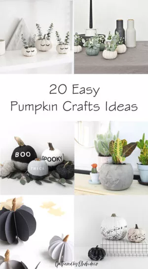 20 Easy Pumpkin crafts ideas