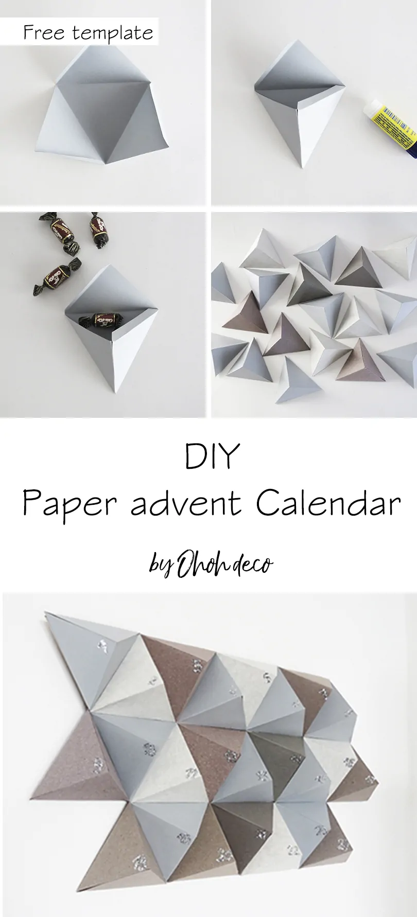 DIY modern advent calendar
