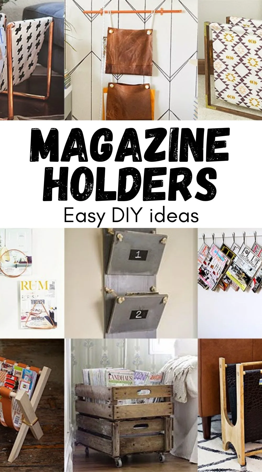 diy magazine holders