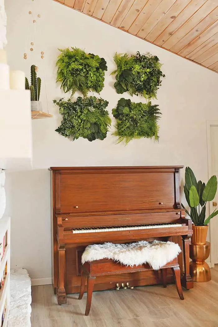 diy wall plant frame