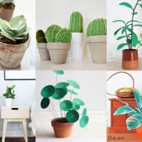 DIY fake plants