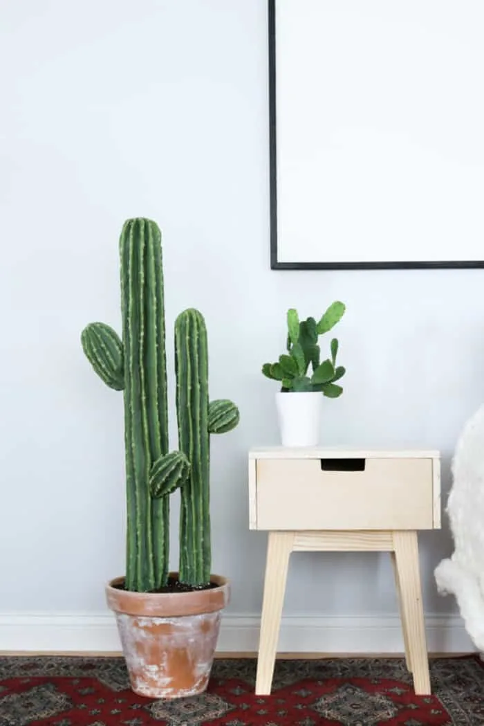 fake cactus DIY