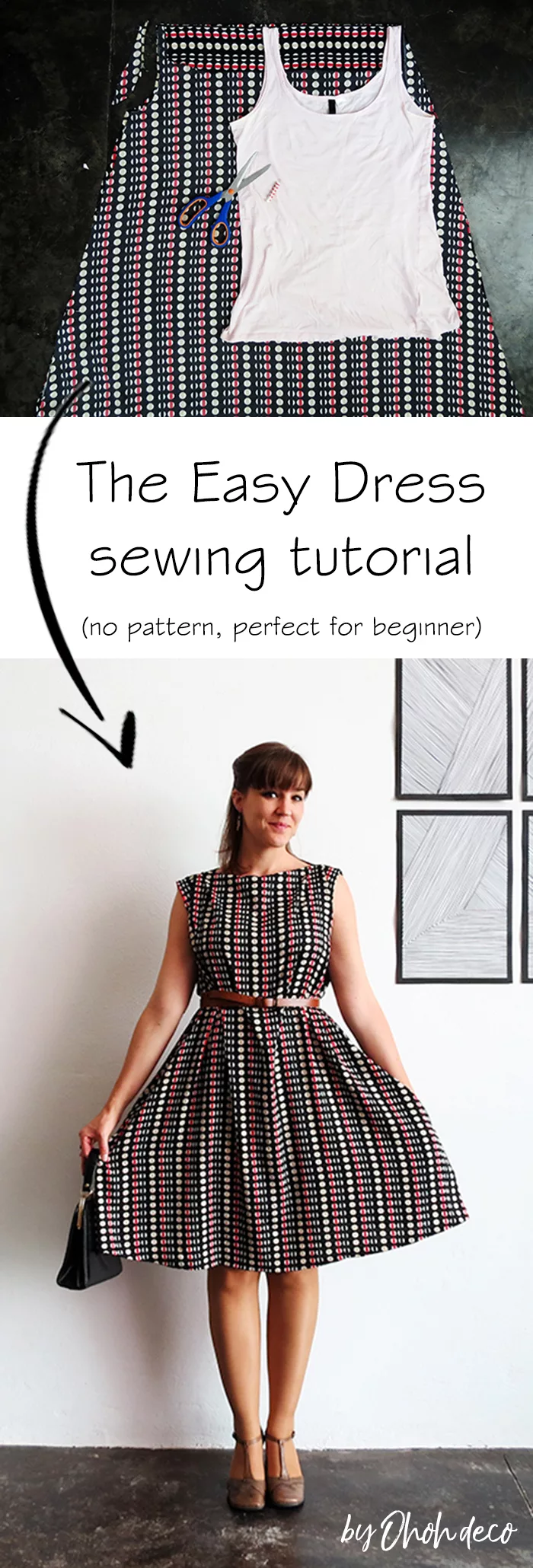 the easy dress sewing tutorial