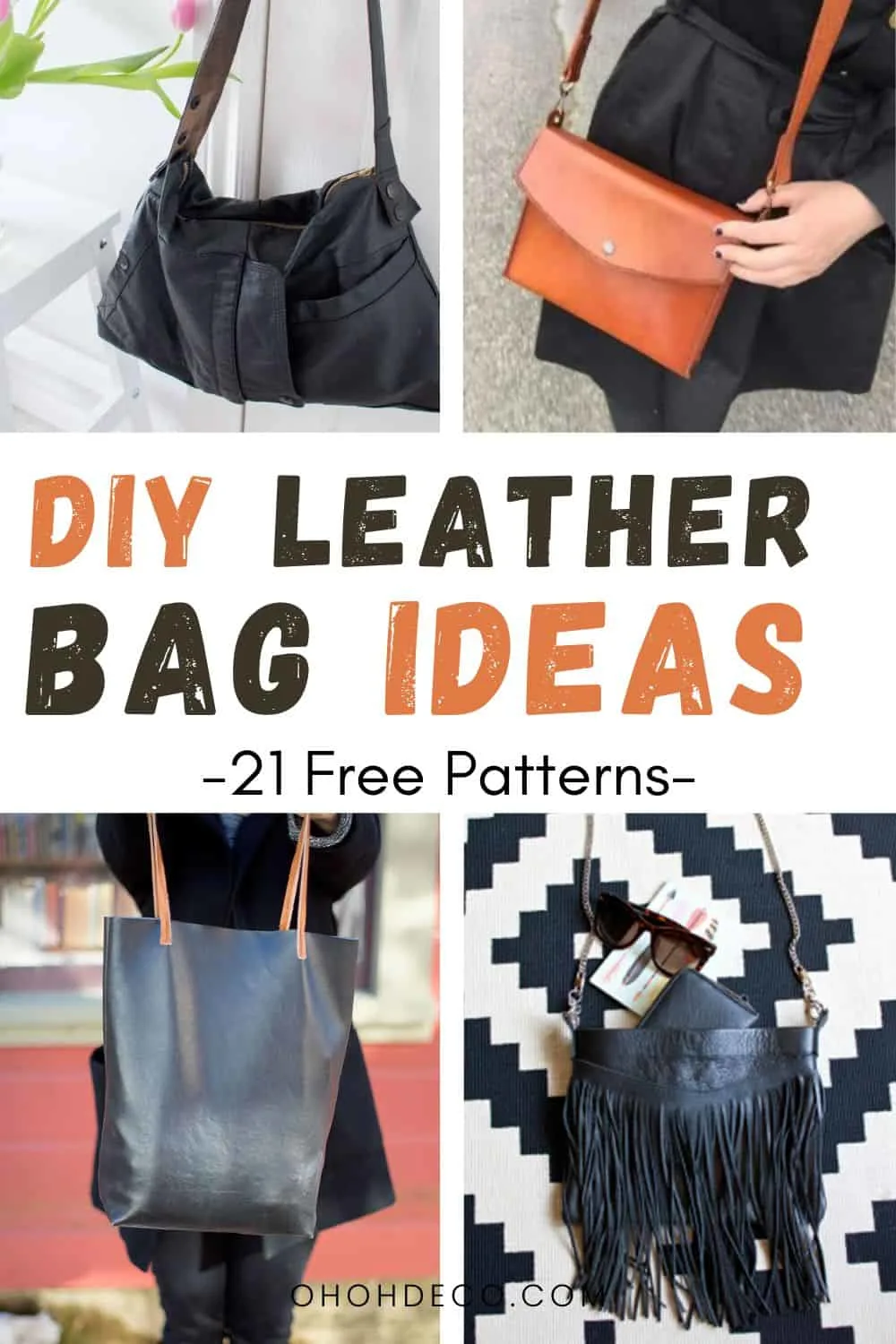 diy leather bag ideas