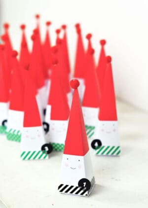 free printable Christmas advent calendar