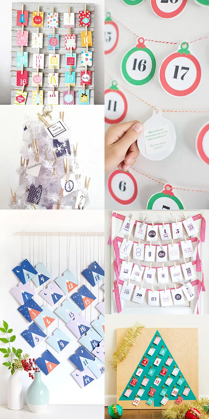 free printable advent calendar