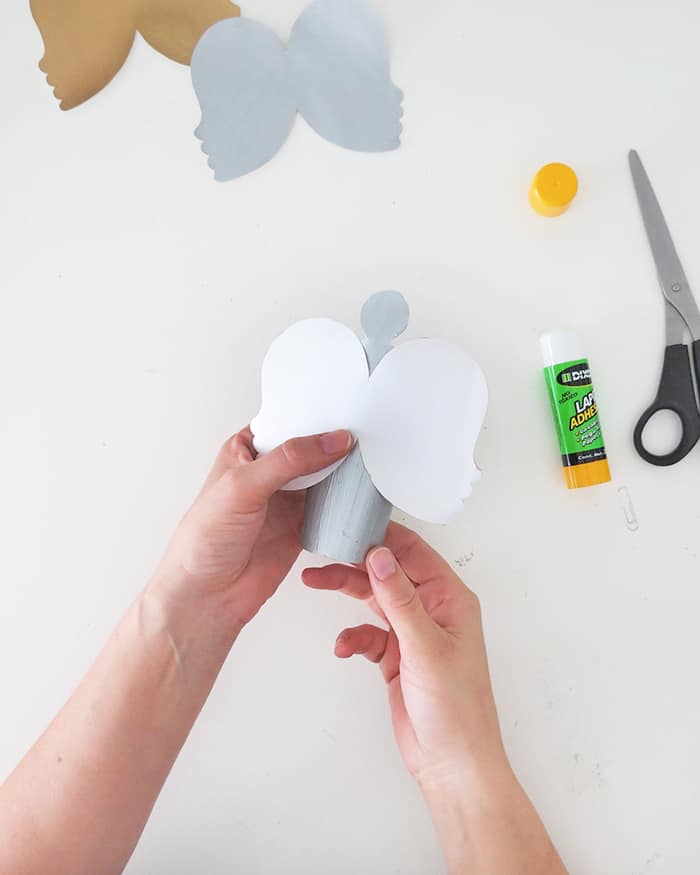 How to make paper Christmas angels