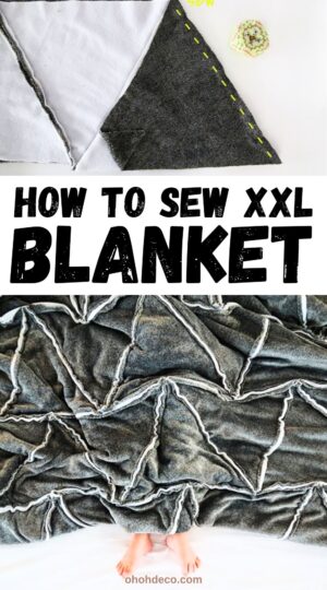 how to sew a blanket