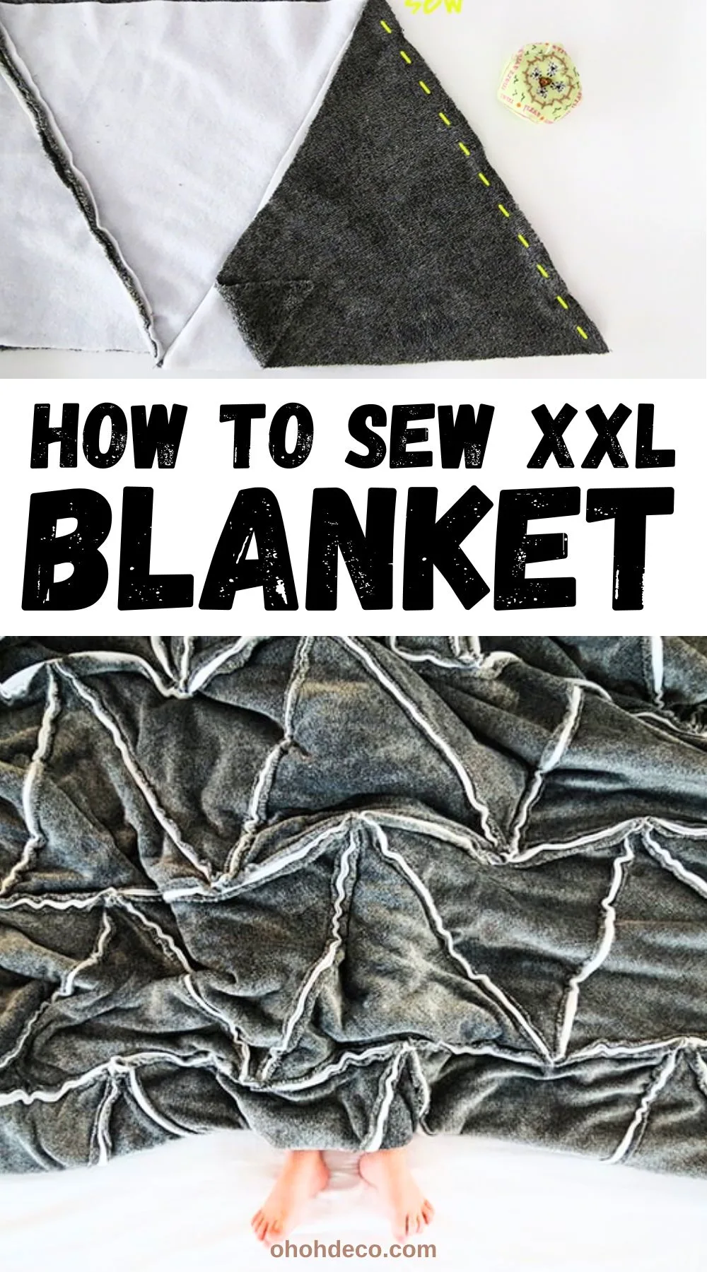 How do you sew a blanket hotsell