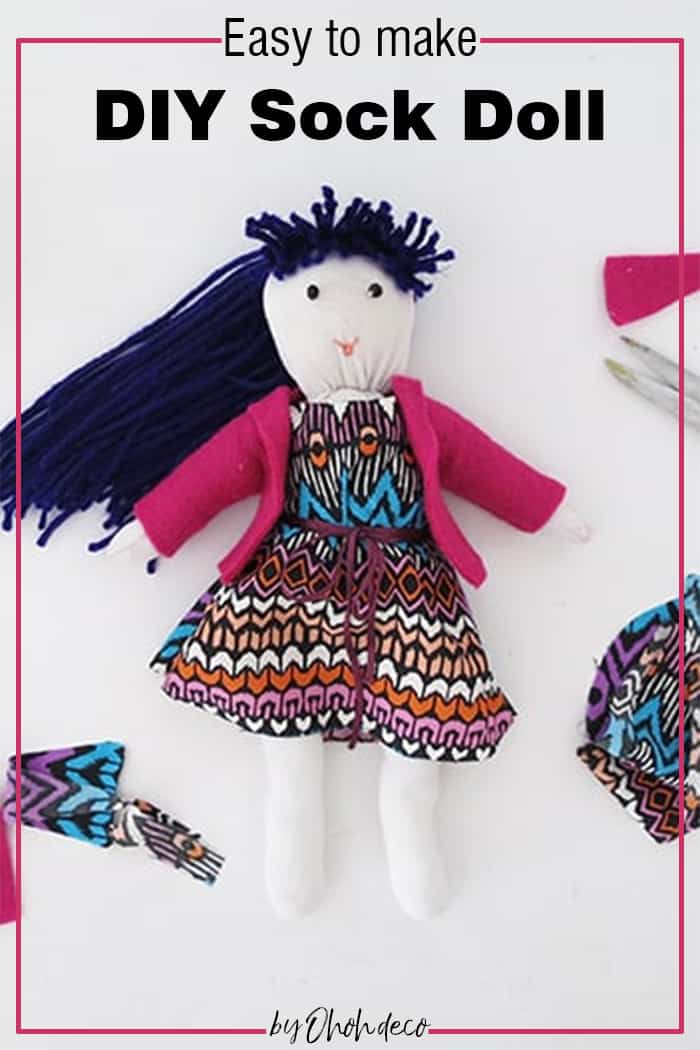 Easy to make DIY sock doll