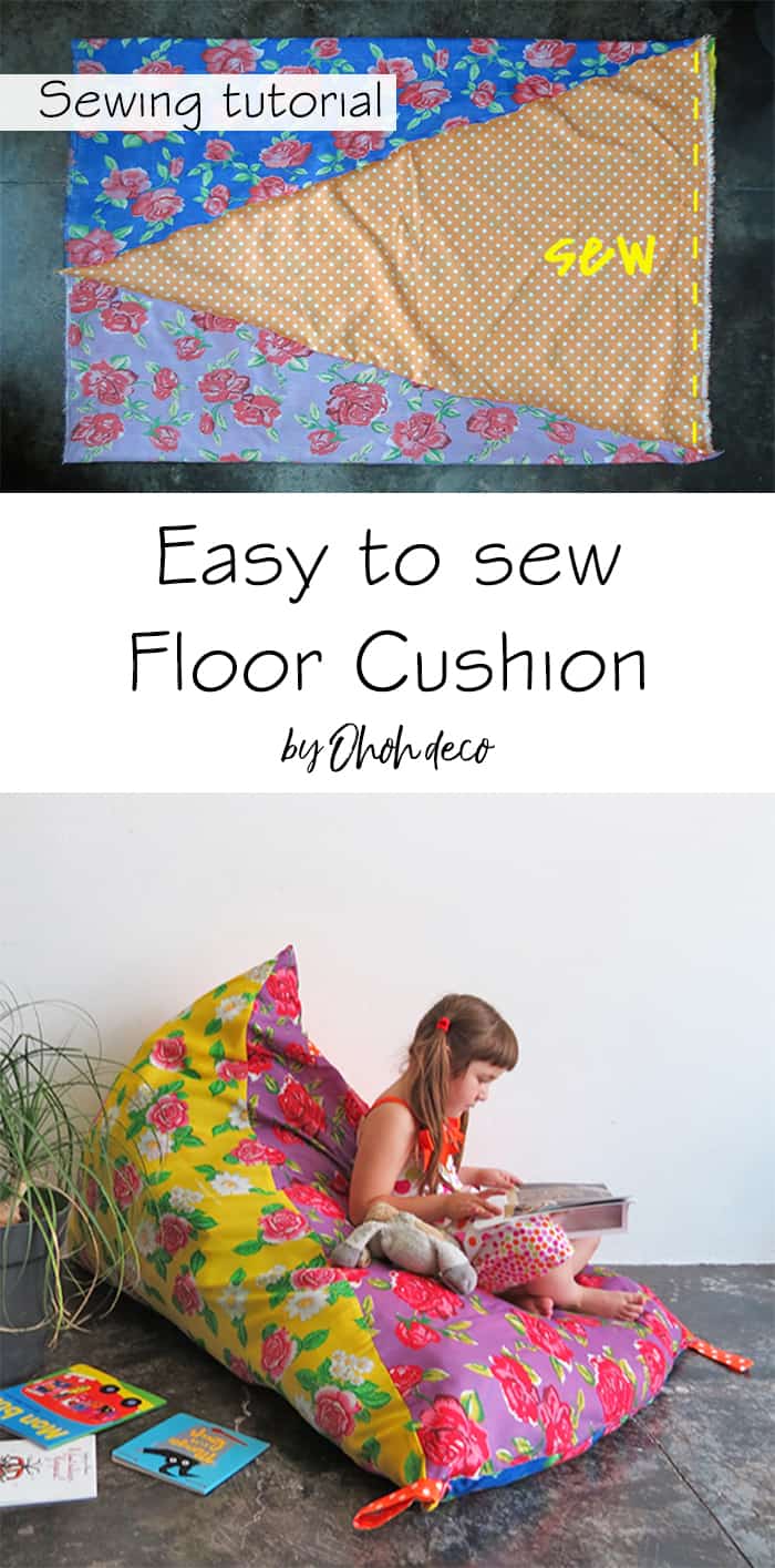 DIY Floor Pillows to Sew 