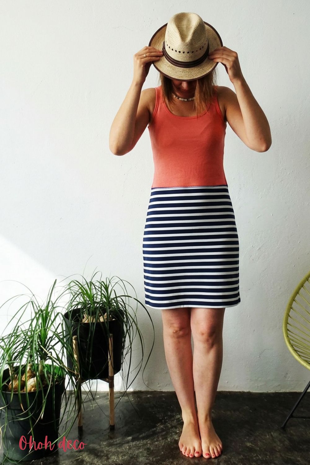 tshirt dress upcycling