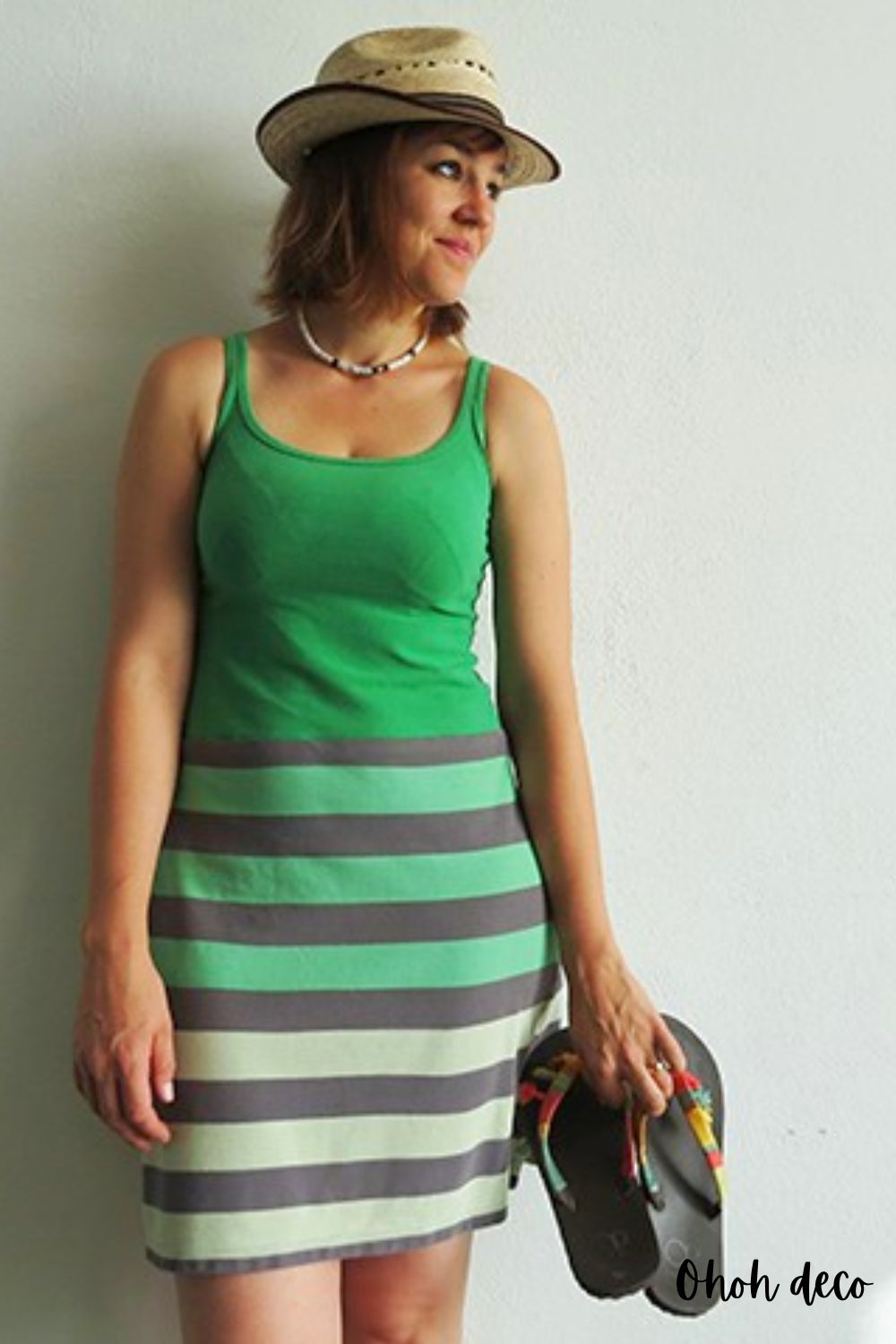 tshirt dress upcycling