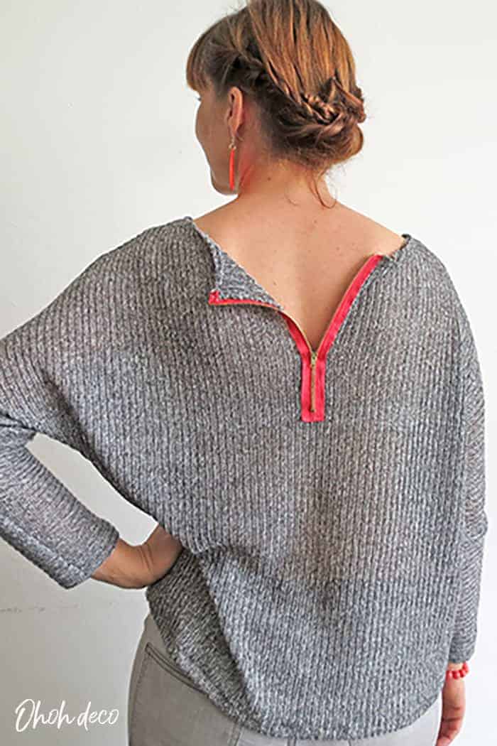 sewing sweater