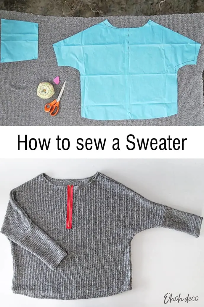 How to sew a sweater