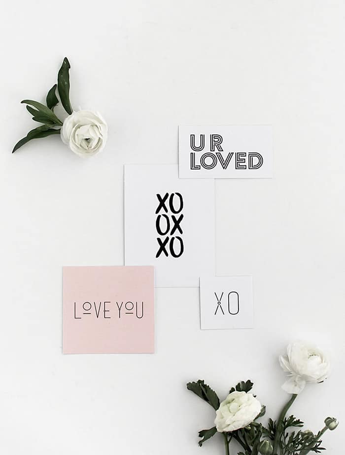 modern valentine cards