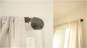 How to make DIY Curtain Rods