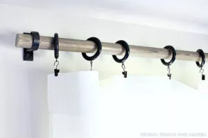 How to make DIY Curtain Rods