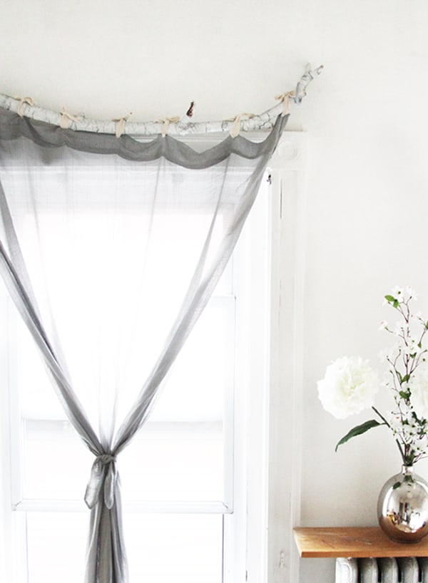 How to make DIY Curtain Rods