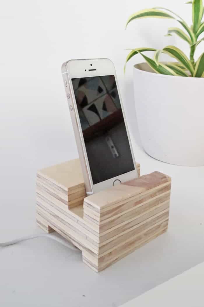 Wooden Phone Holder