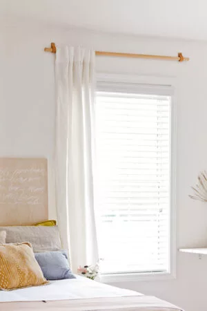How to make DIY Curtain Rods