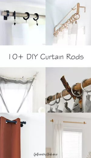 How to make DIY Curtain Rods