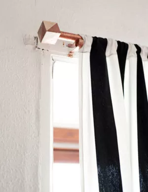 How to make DIY Curtain Rods