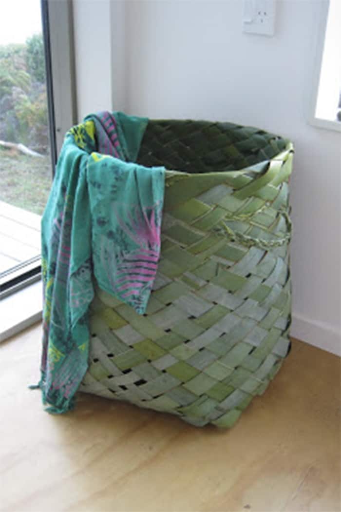 Large Round Storage Basket, Cute Collapsible Laundry Basket