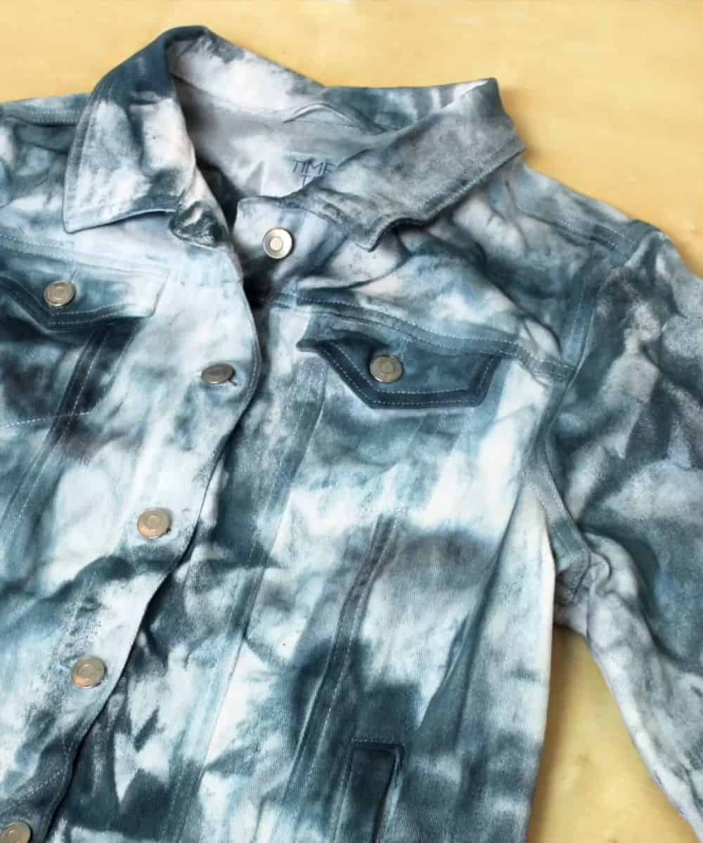 How to tie dye a denim jacket