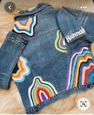 customize a jacket with paint