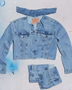 easy to crop jeans jacket