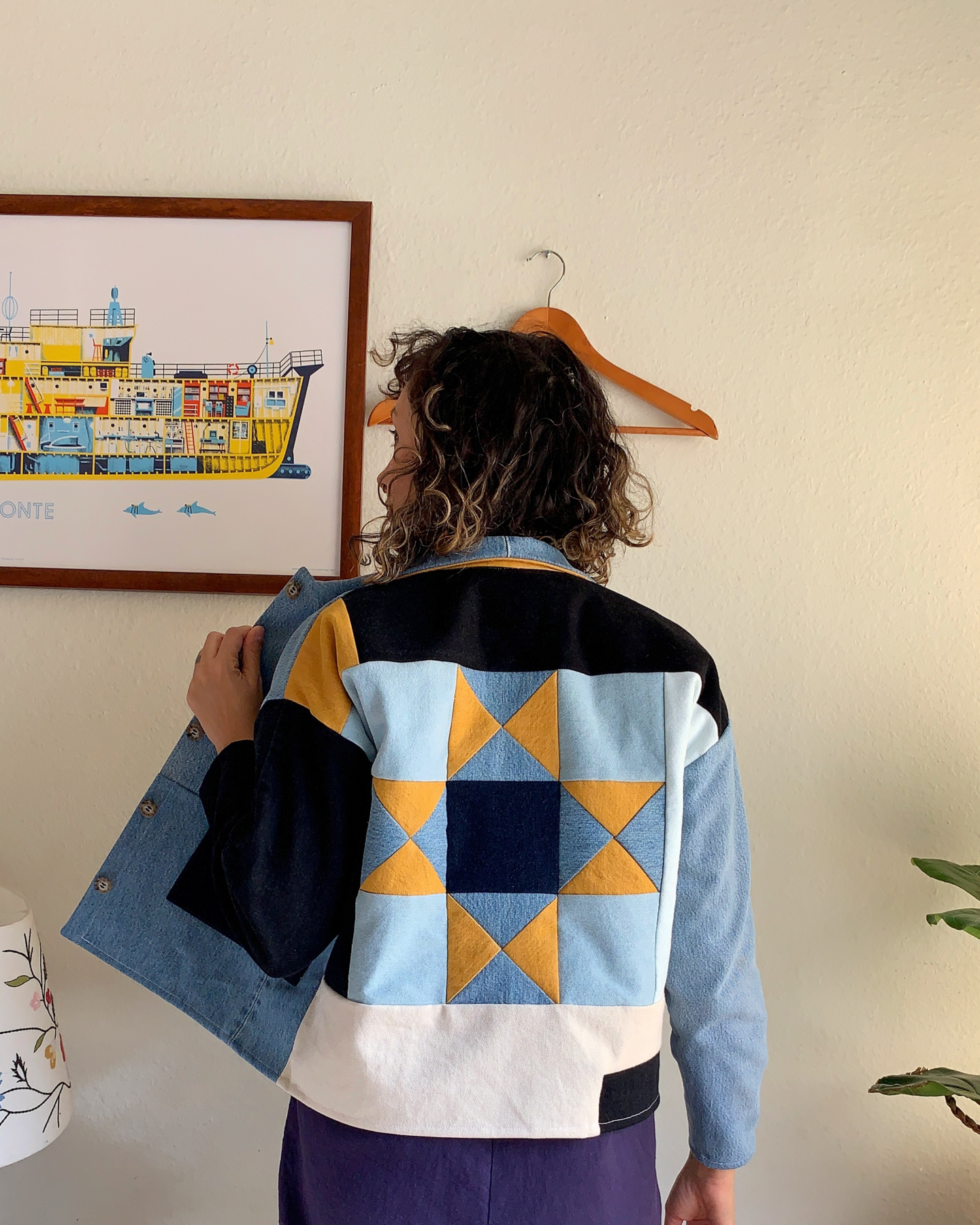 how to sew a patchwork jacket