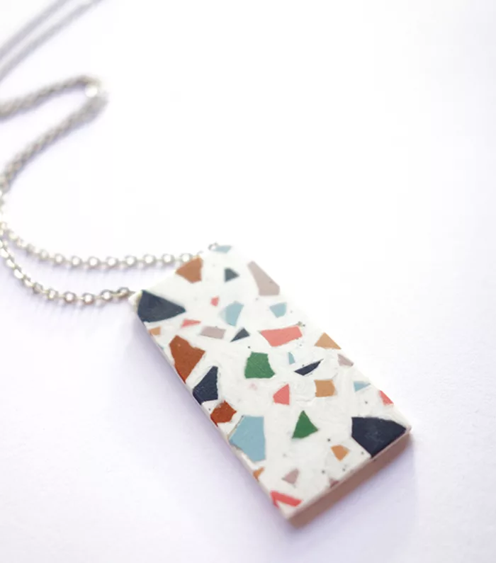 terrazzo necklace