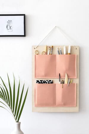 diy hanging organizer for office