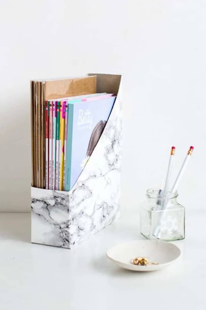 diy magazine box