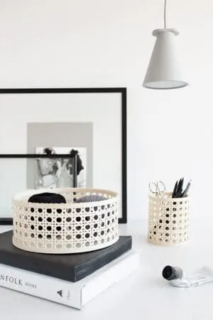 diy rattan basket