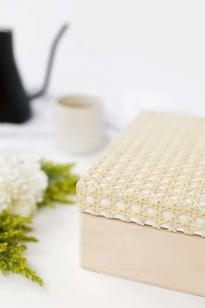 diy rattan box