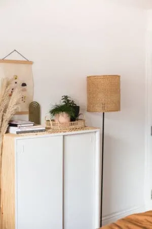 diy rattan light