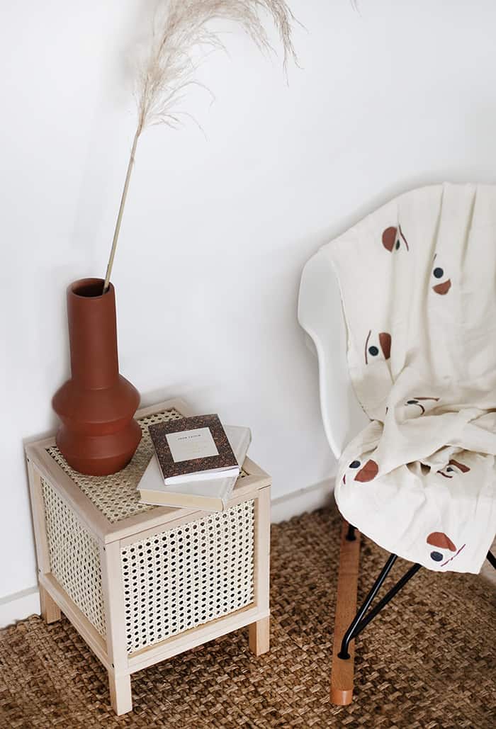 diy rattan storage box