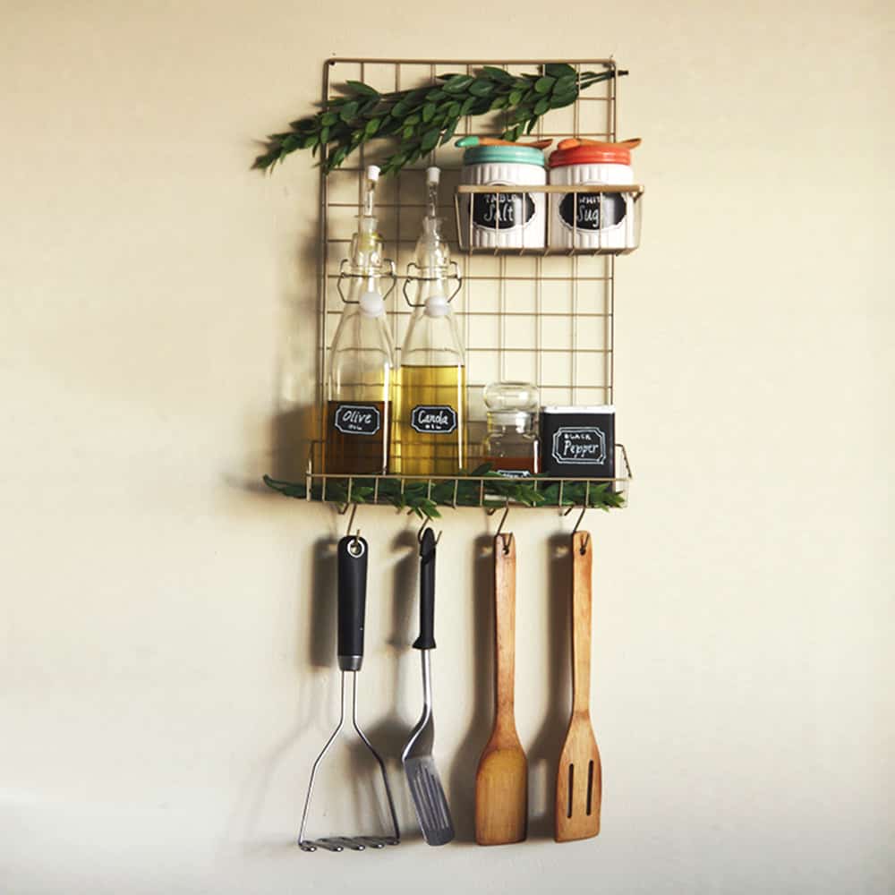kitchen organizer wire basket