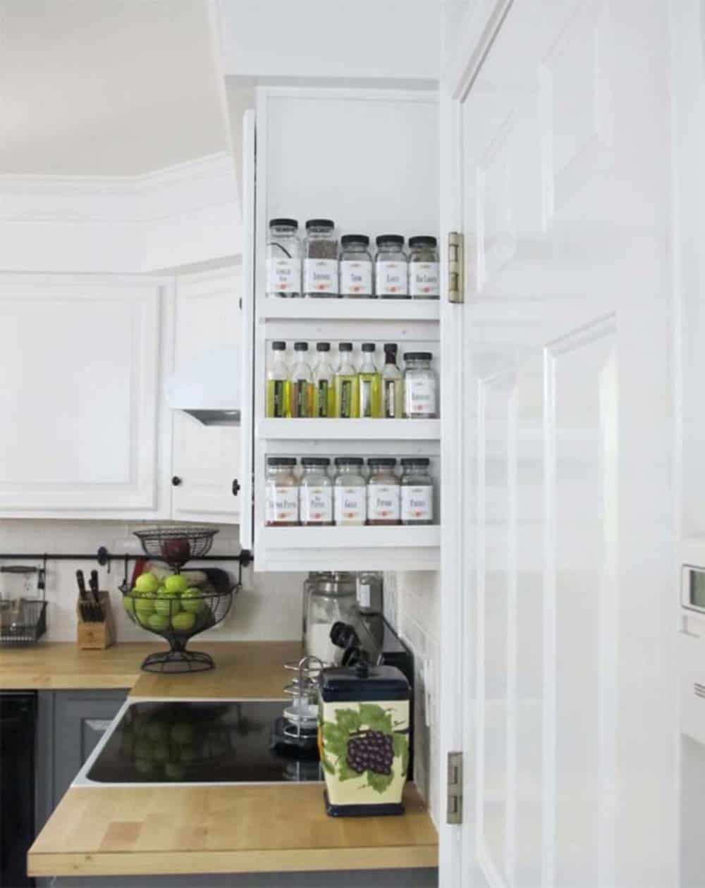 kitchen spice rack diy