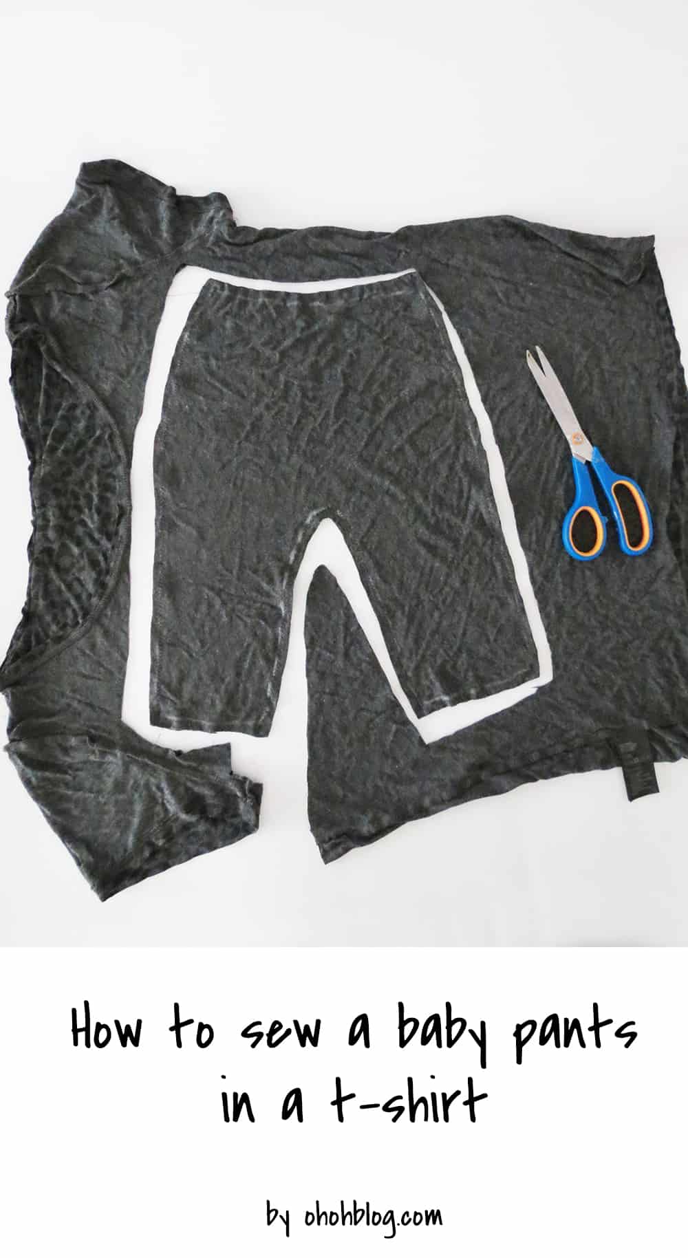 Easy to sew DIY baby pants