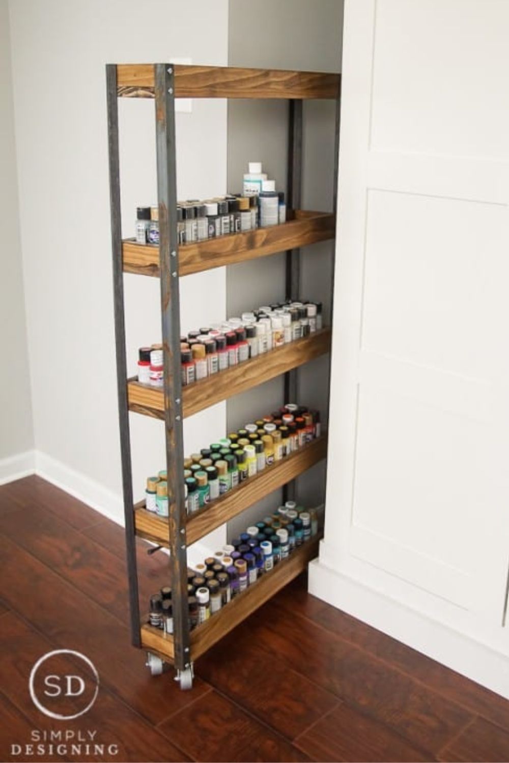 spice rack storage diy