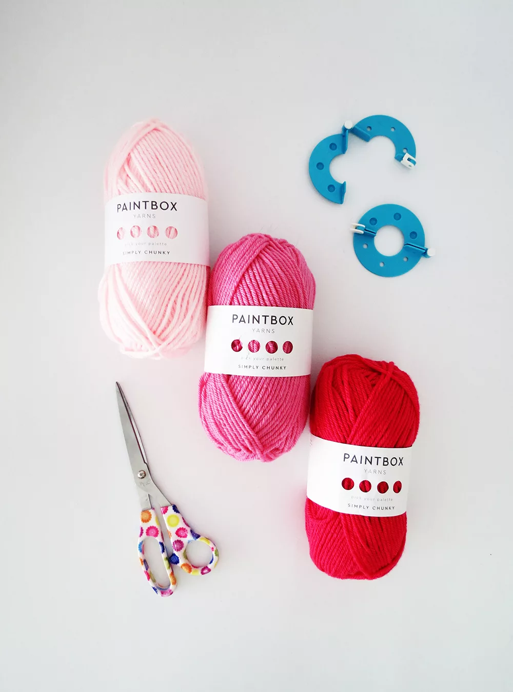 yarn to make pom poms