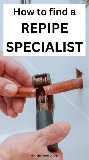 how to find a repipe specialist