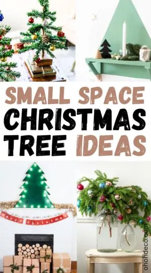 Christmas tree ideas for small spaces