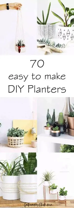 70 DIY planters easy to make