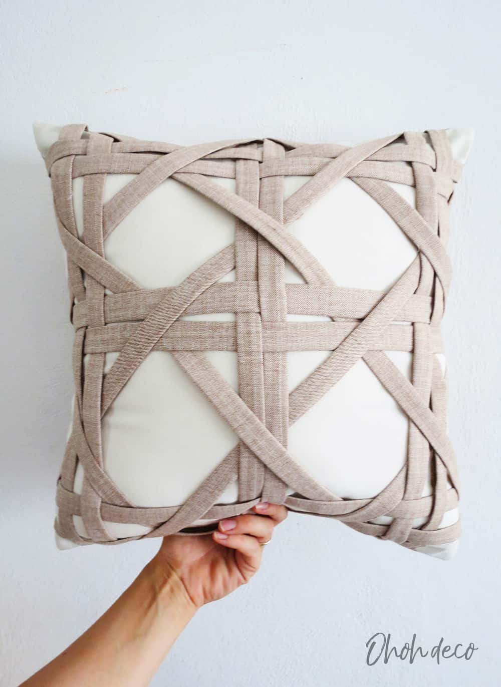 weaving pillow cover