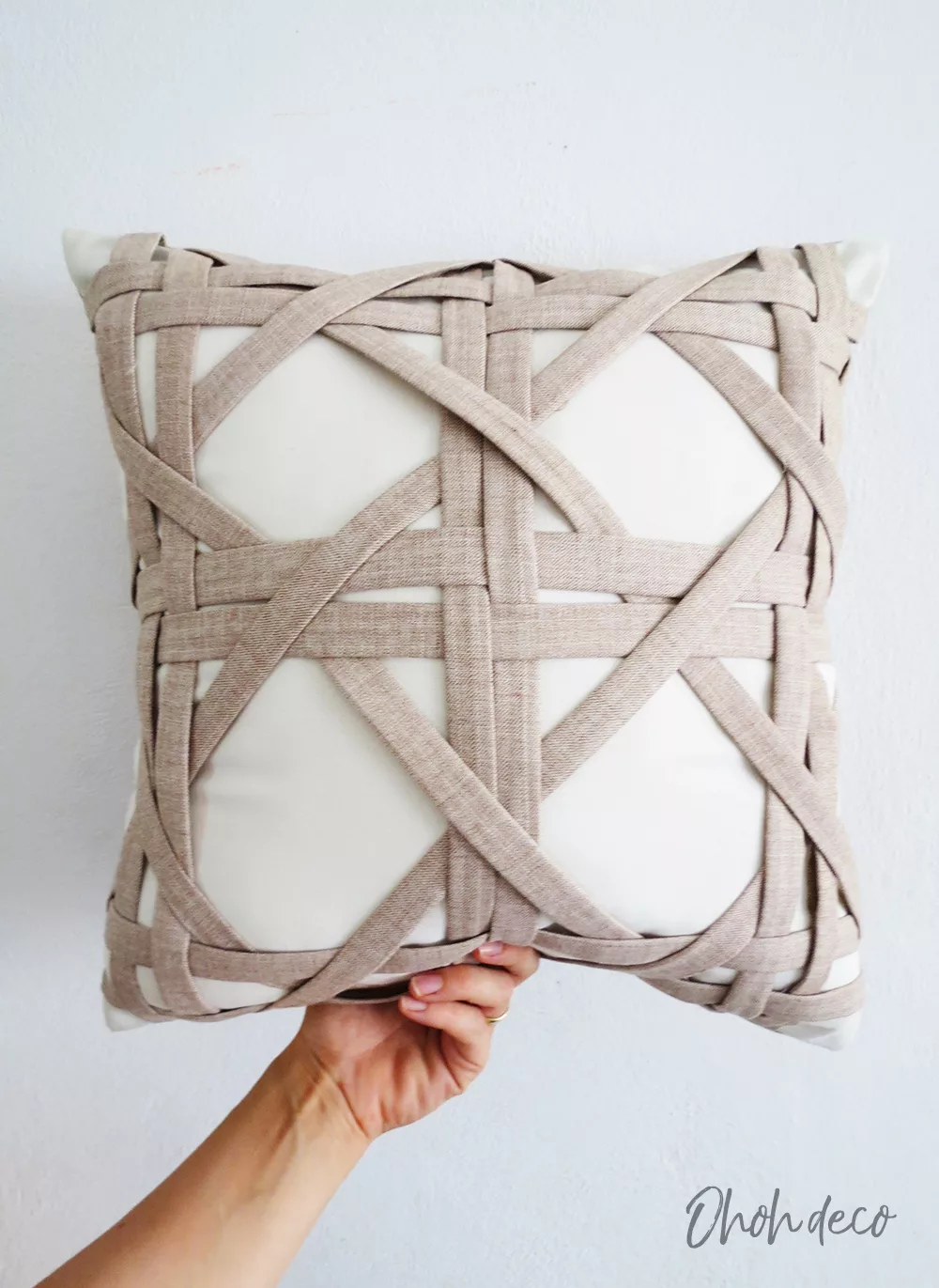 weaving pillow cover