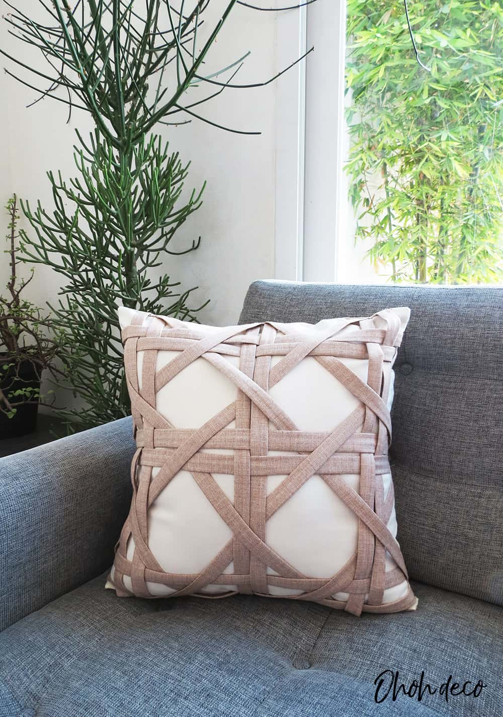 weave pillow cover